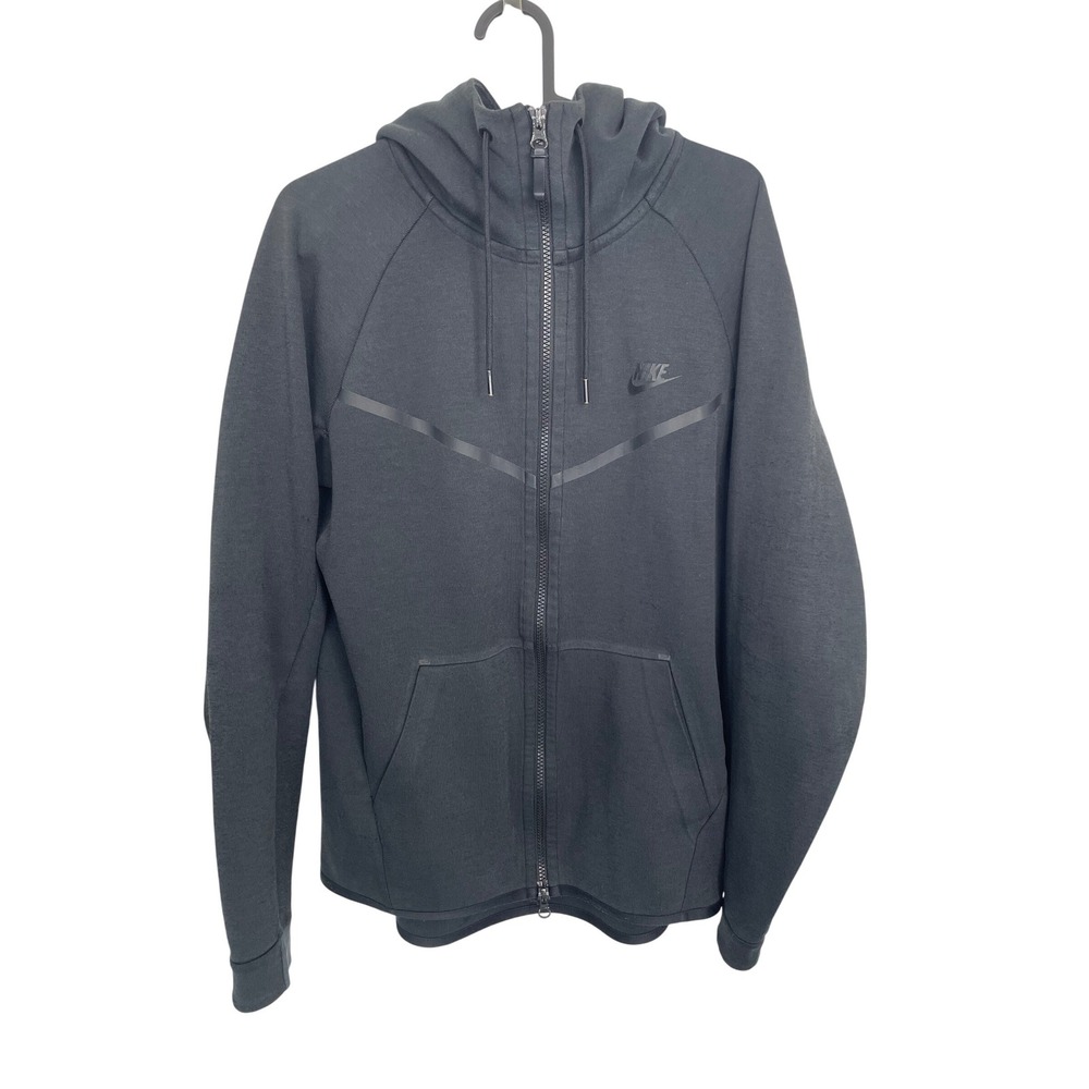 Nike Hoodie Tech Fleece Full Zip Black Medium